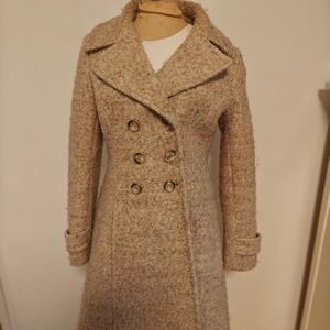 Ivanka Trump Cream Teddy Jacket